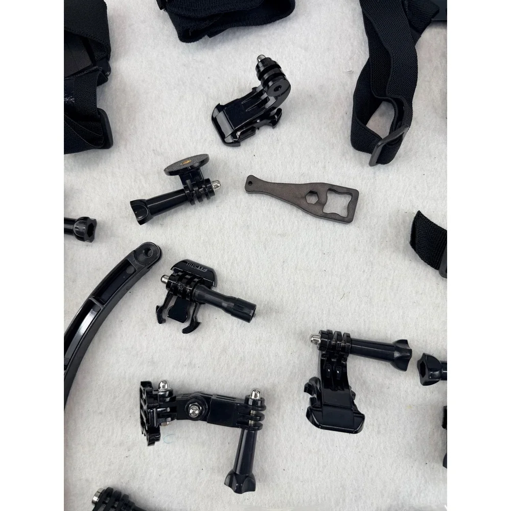 GoPro Compatible Action Camera Accessory Kit Mounts Harness Case Selfie Stick